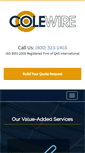 Mobile Screenshot of colewire.com