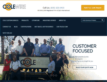 Tablet Screenshot of colewire.com